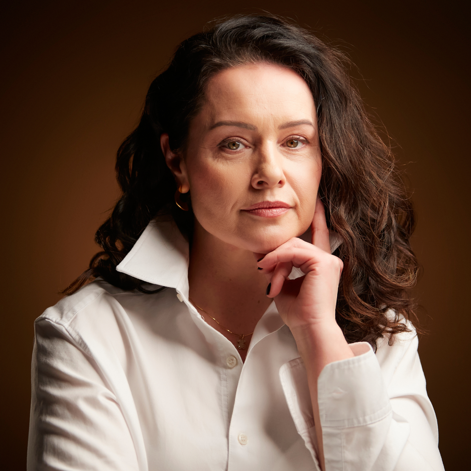 Professional portrait of designer Justyna Frackowiak in Warsaw