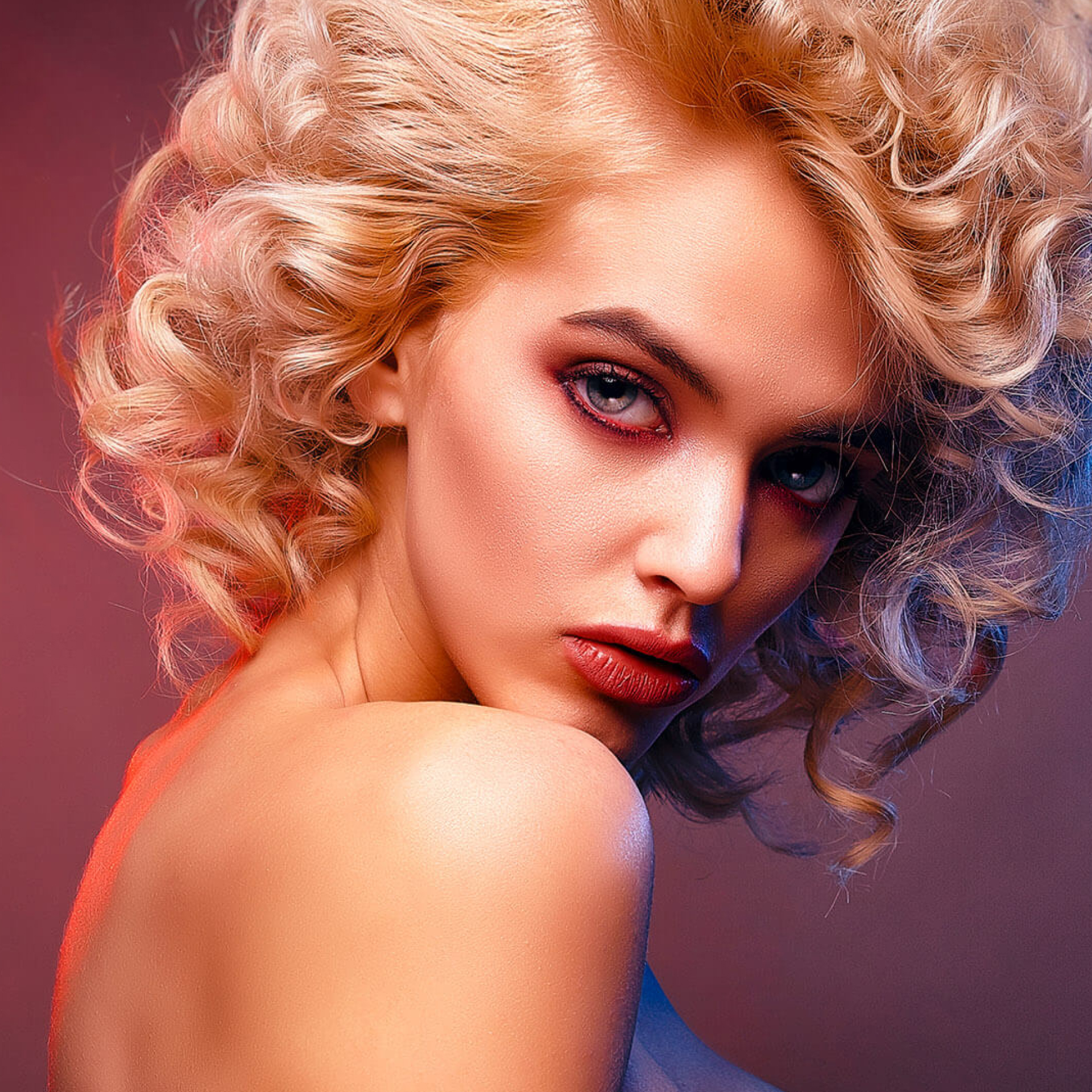 Professional Boudoir Photoshoot in studio. Karina B.