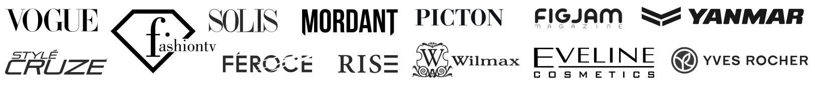 Brands and clients I’ve worked with as a fashion and portrait photographer